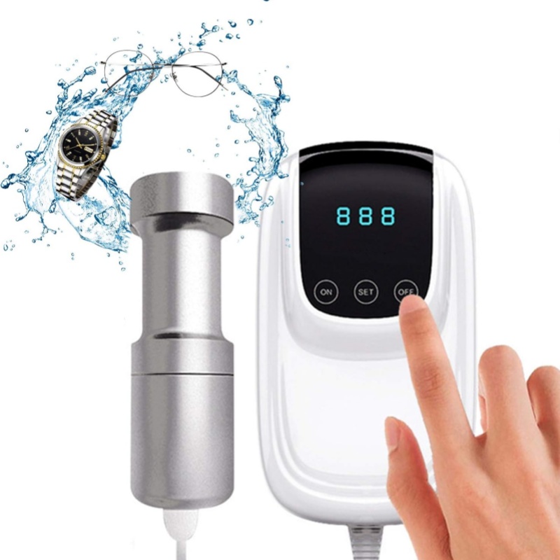 Ultrasonic Jewelry Cleaner Digital Timer - เครื่องทำความสะอาดอัลตราโซนิกแบบ USB พร้อมตัวตั้งเวลาดิจิตอล สำหรับทำความสะอาดเครื่องประดับทางทันตกรรม แว่นตา นาฬิกา