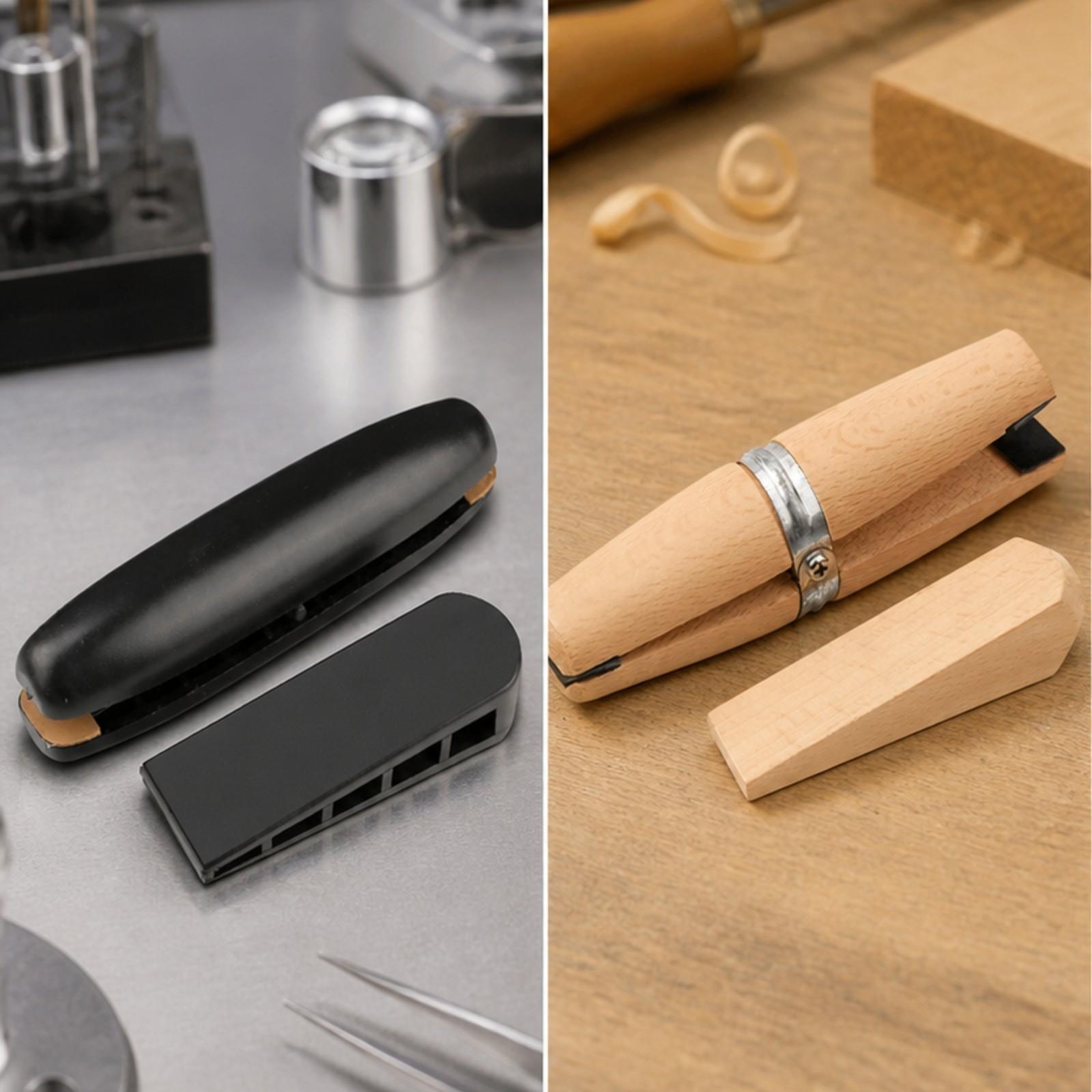 Ring Clamp Wood Jewelry Setting Tool - เครื่องมือช่างไม้สำหรับจับยึดเครื่องประดับ ใช้สำหรับติดตั้ง ซ่อมแซม และฝังพลอยบนแหวน อุปกรณ์สำหรับช่างอัญมณีมืออาชีพ