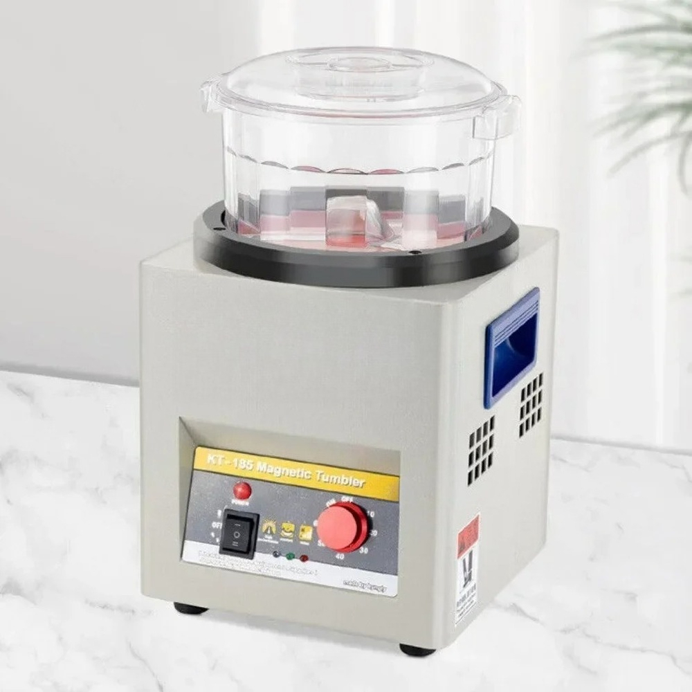 Jewelry Magnetic Tumbler Polisher Pin - เครื่องขัดเงาเครื่องประดับแม่เหล็ก KT-185 ขนาด 180 มม. พร้อมหมุดขัด
