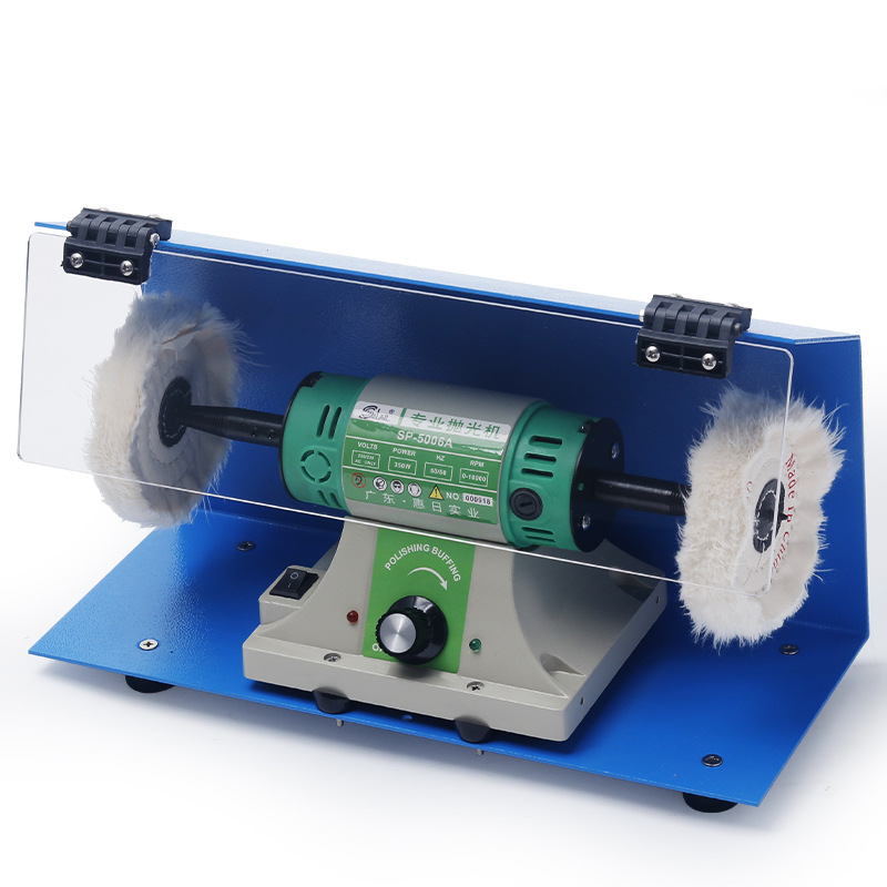 Bench Buffer Jewelry Polishing Machine - เครื่องขัดเงาคุณภาพสูง ปลอดภัย สำหรับงานเครื่องประดับ เครื่องกลึงตั้งโต๊ะ เครื่องขัดโลหะ อัญมณี