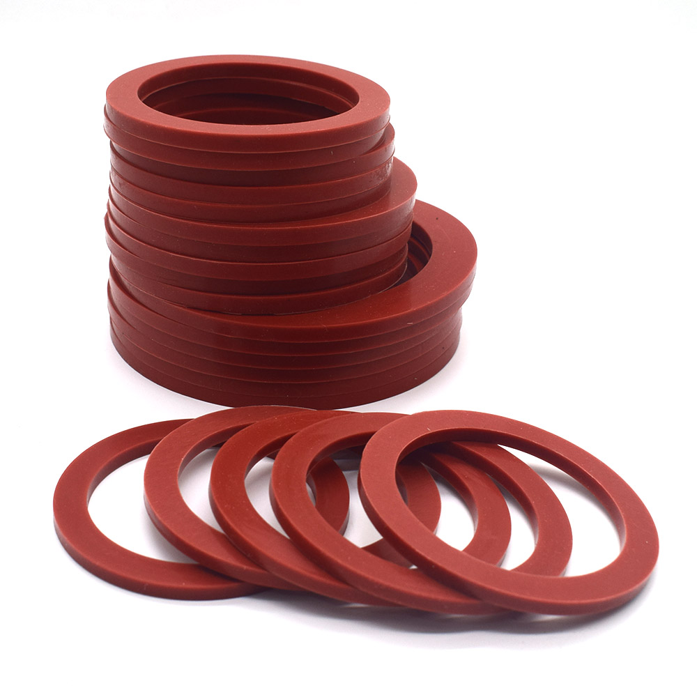 Casting Mold Jewelry Silicone Rubber - ปะเก็นซิลิโคนทนความร้อนสูง 5 ชิ้น ขนาด 2.5/3/3.5/4 นิ้ว
