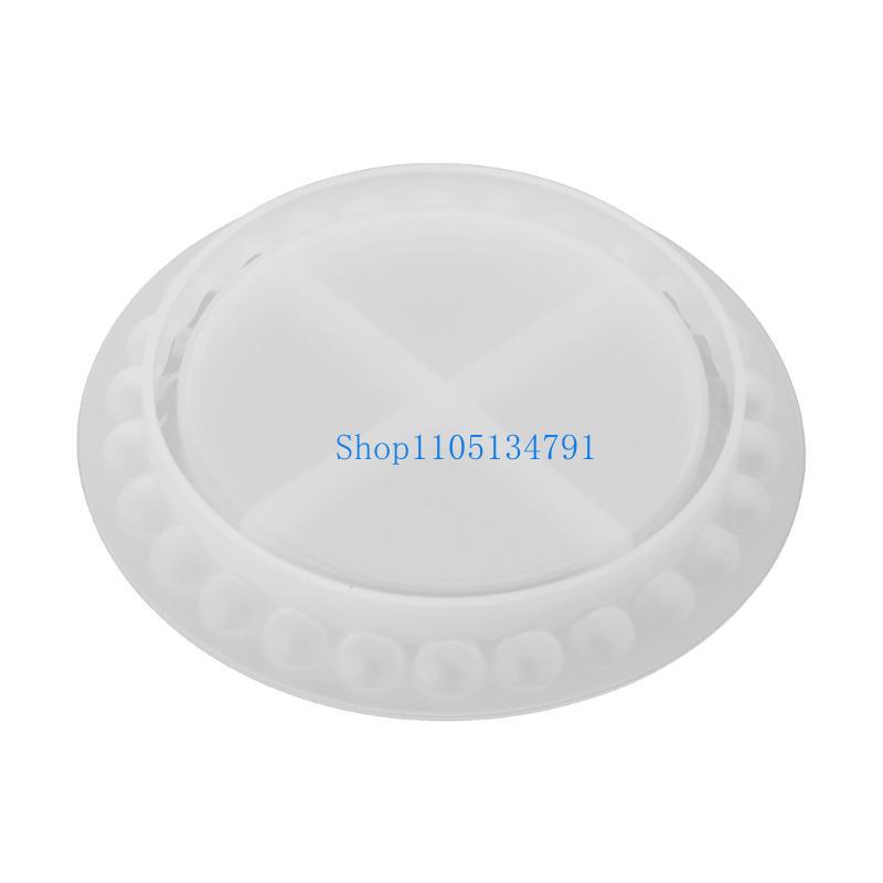 Casting Mold Jewelry Silicone Rubber - 98km รอบถาดลูกปัดอีพ็อกซี่เรซินแม่พิมพ์หล่อกาน้ำชาถาดแม่พิมพ์ชาตาราง ตกแต่งแม่พิมพ์สำหรับเครื่องประดับทำ