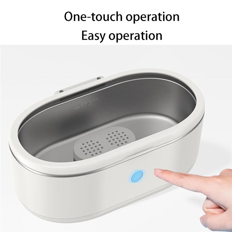 Ultrasonic Cleaner Machine Glasses Denture - A84G- เครื่องทำความสะอาดฟันปลอมด้วยคลื่นอัลตราโซนิก 48Khz พร้อมชั้นวางสำหรับทำความสะอาดเครื่องประดับ แว่นตา ฟันปลอม