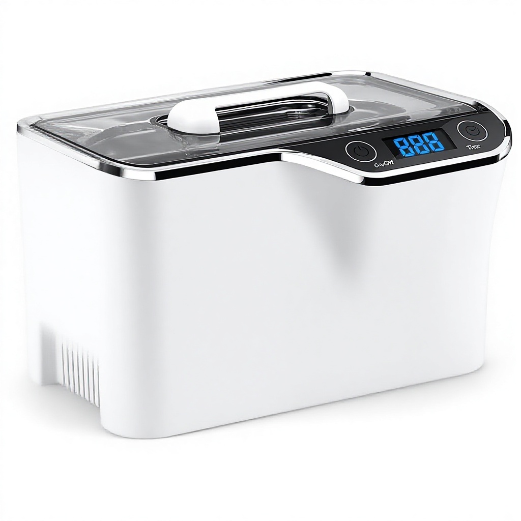 Ultrasonic Jewelry Cleaner Digital Timer - เครื่องทำความสะอาดเครื่องประดับด้วยคลื่นอัลตราโซนิก 45kHz ระดับมืออาชีพ ขนาด 20 ออนซ์