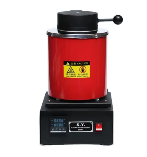 Gold Melting Furnace Crucible 2Kg - เตาหลอมโลหะขนาดเล็ก 2 กก. แบบพกพา สำหรับทองและเงิน พร้อมเบ้าหลอมกราไฟต์
