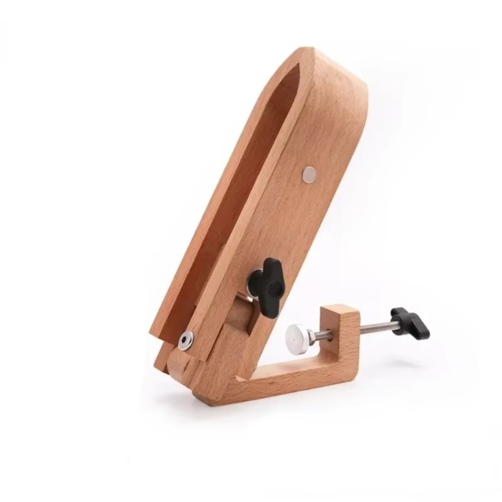 Ring Clamp Wood Jewelry Setting Tool - 1 ชิ้น แคลมป์วงแหวนไม้ เครื่องมือช่างสำหรับโต๊ะ พร้อมสกรูปรับระดับ สำหรับฝังพลอย