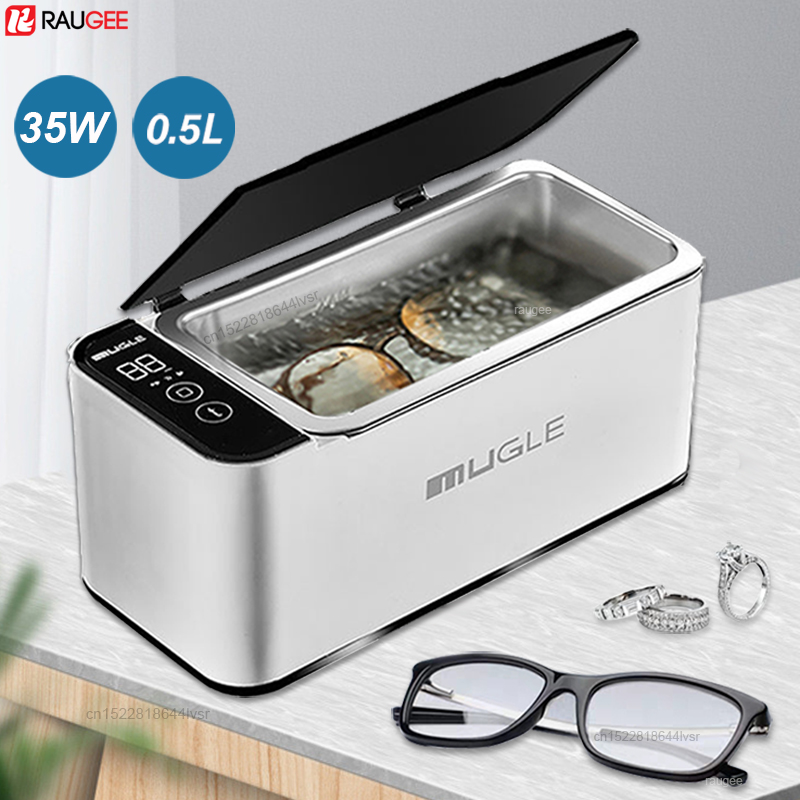Ultrasonic Cleaner Machine Glasses Denture - เครื่องทำความสะอาดด้วยคลื่นเสียงความถี่สูง เครื่องล้างแว่นตาด้วยคลื่นอัลตราซาวด์ สำหรับแว่นตา เครื่องประดับ และฟันปลอม ความถี่