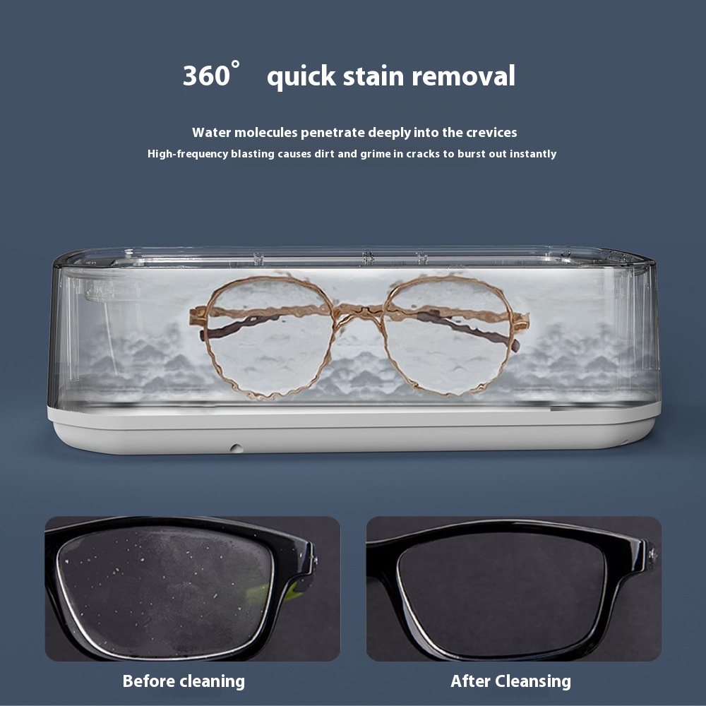 เครื่องทำความสะอาดด้วยคลื่นอัล - Ultrasonic Cleaner Machine Glasses Denture บทวิจารณ์และราคา