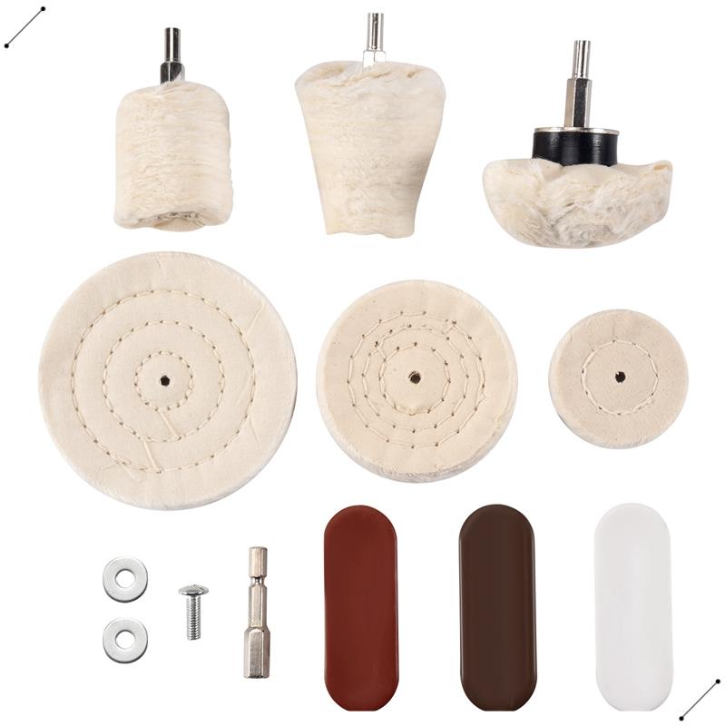 10 ชิ้น Buffing Pad ล้อขัดชุด  - Jewelry Polishing Rouge Buffing Compound บทวิจารณ์และราคา