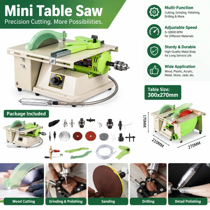 เครื่องขัดเงาอัญมณีแบบมัลติฟัง - Bench Buffer Jewelry Polishing Machine บทวิจารณ์และราคา