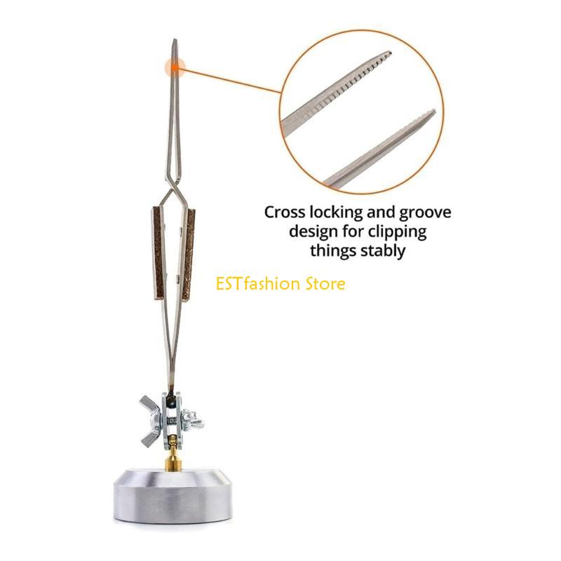 Y5GC LOCK SOLDER แหนบ 360 ° ฐา - Third Hand Soldering Tweezers Base บทวิจารณ์และราคา