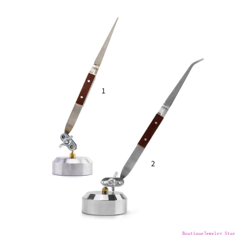 E1PE ล็อค ประสาน แหนบ 360 ° ฐา - Third Hand Soldering Tweezers Base บทวิจารณ์และราคา