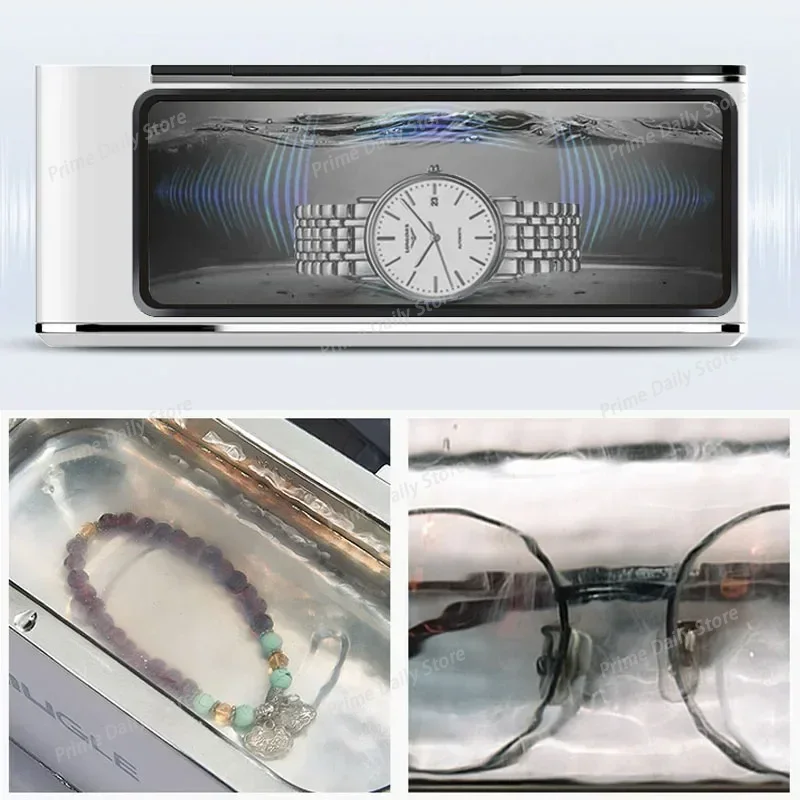 เครื่องทำความสะอาดอัลตราโซนิกส - Ultrasonic Cleaner Machine Glasses Denture บทวิจารณ์และราคา