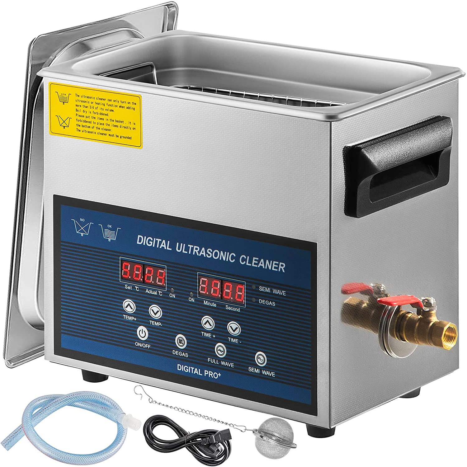 เครื่องทำความสะอาดอัลตราโซนิกแ - Ultrasonic Jewelry Cleaner Digital Timer บทวิจารณ์และราคา