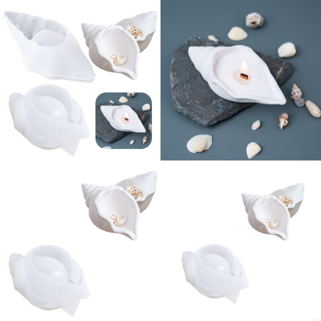 L43A Conch เทียน Jar แม่พิมพ์พ - Casting Mold Jewelry Silicone Rubber บทวิจารณ์และราคา