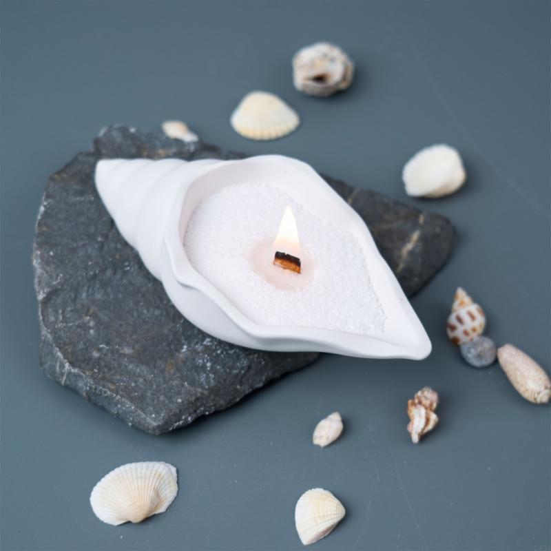 L43A Conch เทียน Jar แม่พิมพ์พ - Casting Mold Jewelry Silicone Rubber บทวิจารณ์และราคา