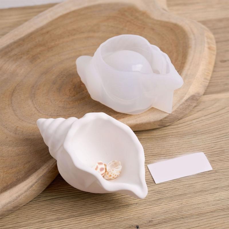 L43A Conch เทียน Jar แม่พิมพ์พ - Casting Mold Jewelry Silicone Rubber บทวิจารณ์และราคา
