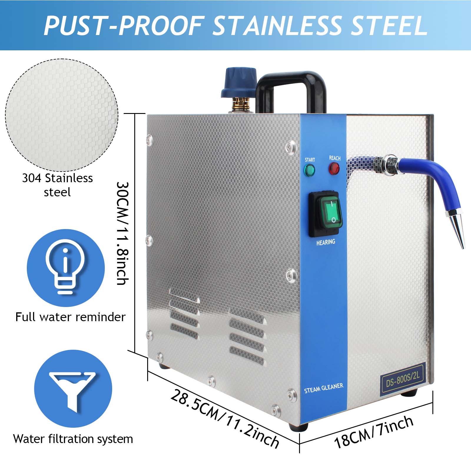 เครื่องทำความสะอาดเครื่องประดั - Jewelry Steam Cleaner Professional 2L บทวิจารณ์และราคา
