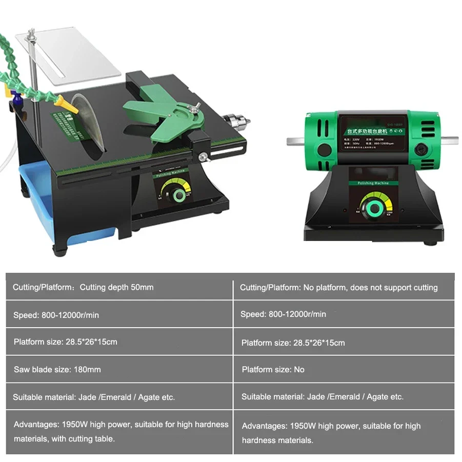 เครื่องขัดเงาแบบตั้งโต๊ะปรับคว - Bench Buffer Jewelry Polishing Machine บทวิจารณ์และราคา