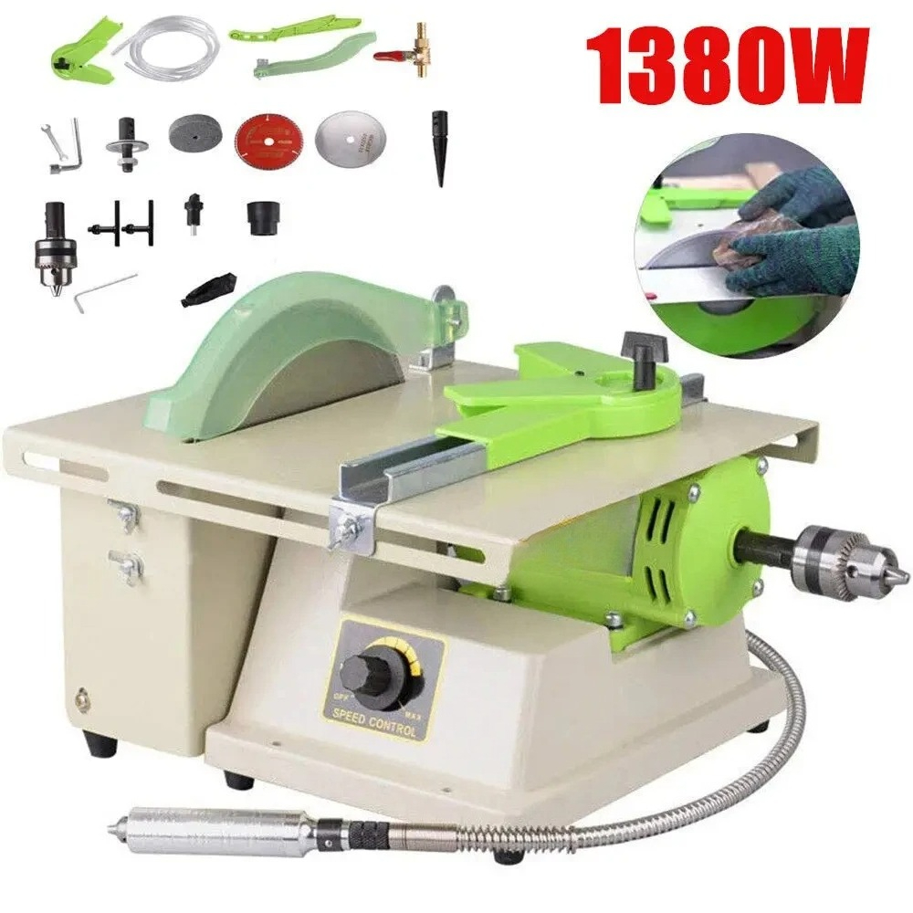 เครื่องขัดเงาหิน เครื่องเจียรแ - Bench Buffer Jewelry Polishing Machine บทวิจารณ์และราคา