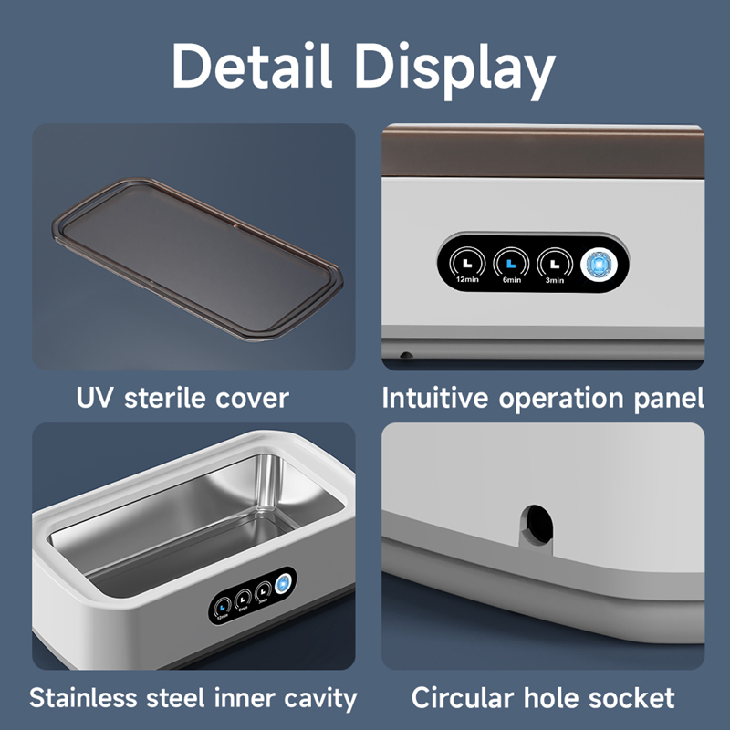 เครื่องทำความสะอาดอัลตราโซนิกใ - Ultrasonic Cleaner Machine Glasses Denture บทวิจารณ์และราคา
