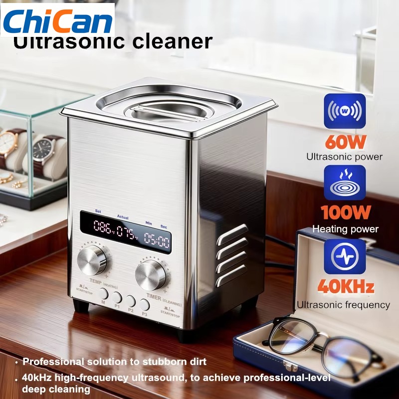 【สินค้าขายดี】เครื่องทำความสะอา - Ultrasonic Cleaner Machine Glasses Denture บทวิจารณ์และราคา