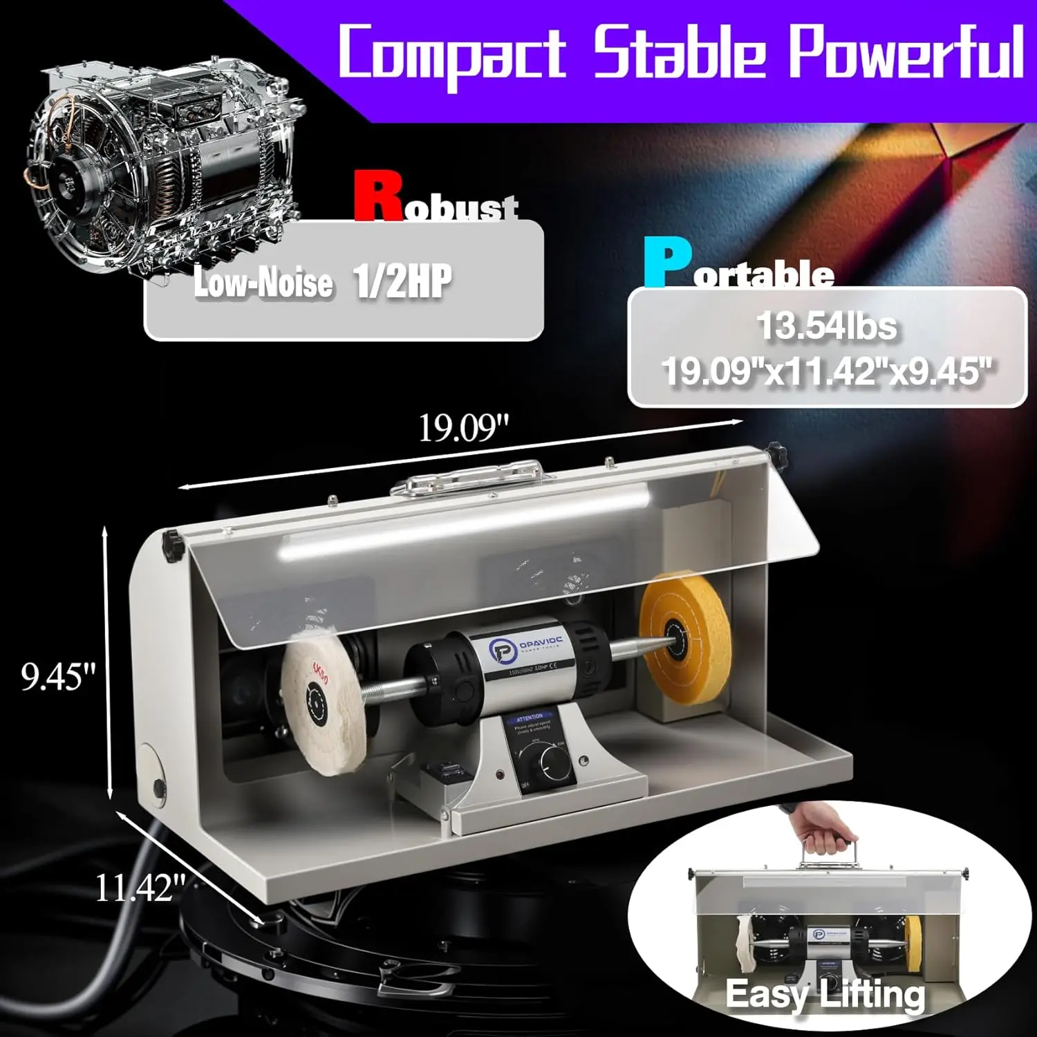 เครื่องขัดเงาเครื่องประดับ - เ - Bench Buffer Jewelry Polishing Machine บทวิจารณ์และราคา