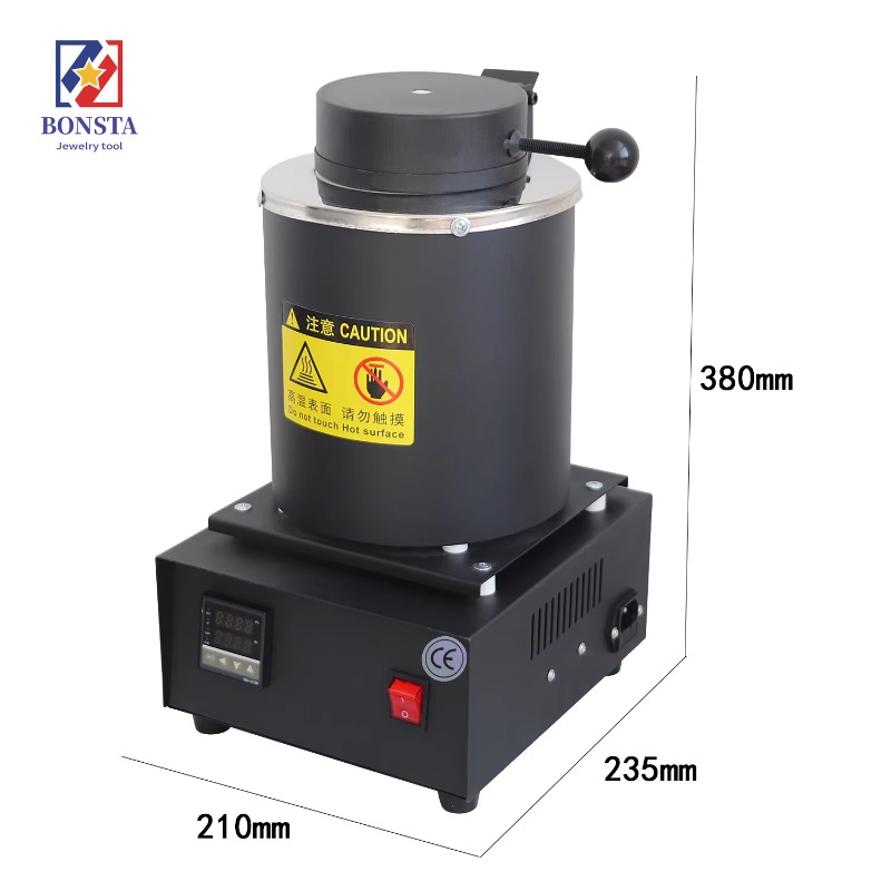 เตาหลอมโลหะขนาดเล็กแบบพกพา 2 ก - Gold Melting Furnace Crucible 2Kg บทวิจารณ์และราคา