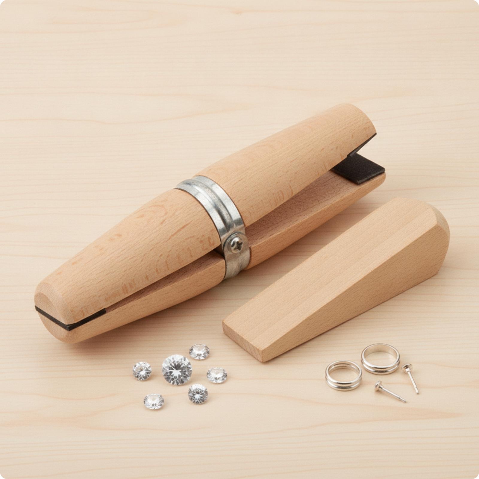 เครื่องมือช่างไม้สำหรับจับยึดเ - Ring Clamp Wood Jewelry Setting Tool บทวิจารณ์และราคา