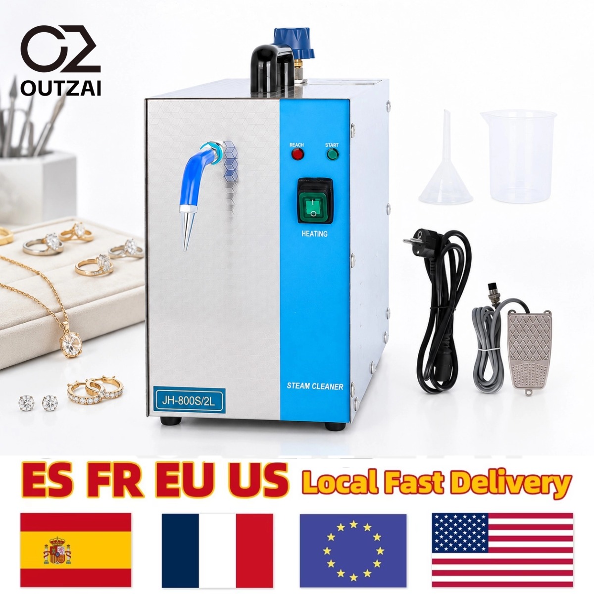 เครื่องทำความสะอาดด้วยไอน้ำสำห - Jewelry Steam Cleaner Professional 2L บทวิจารณ์และราคา
