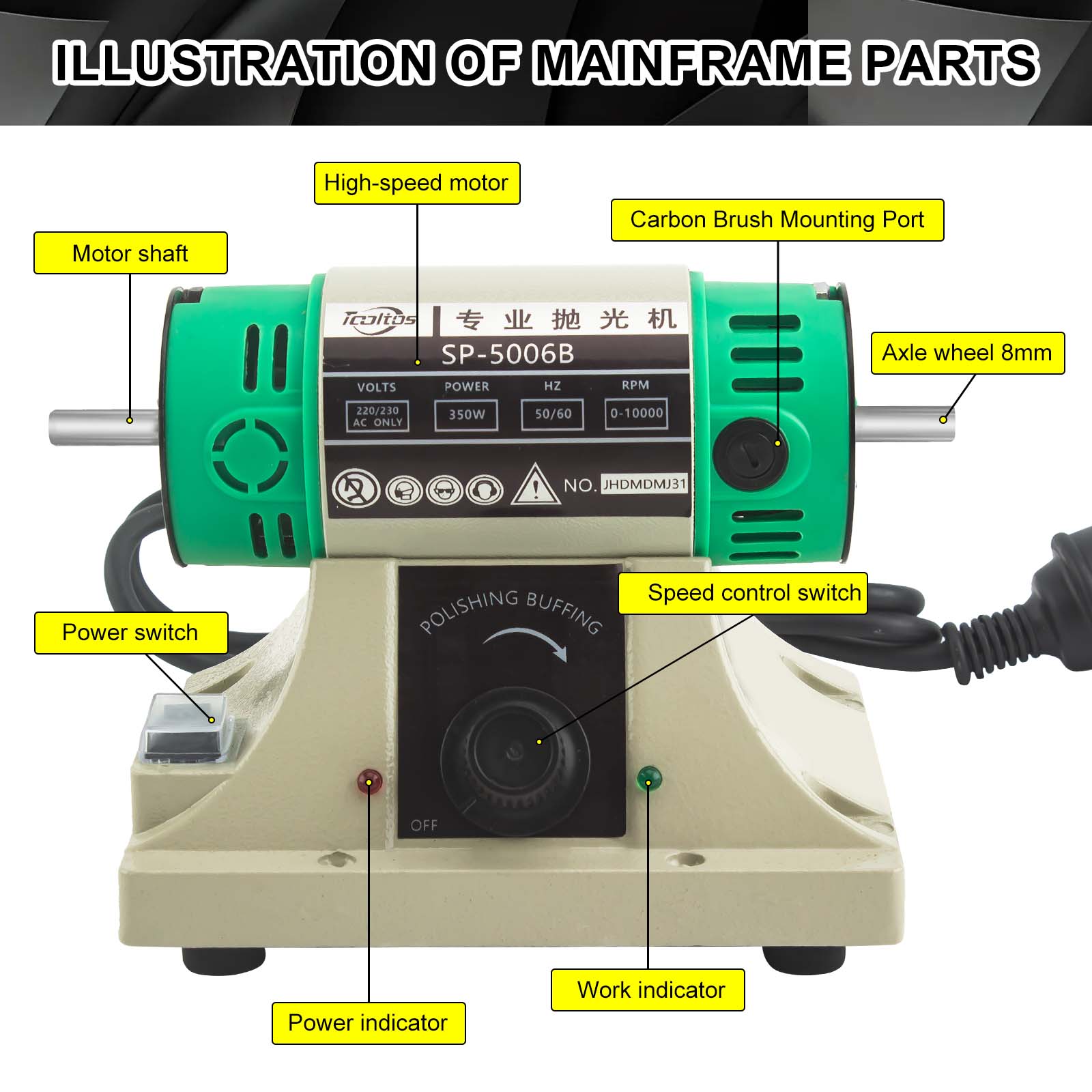 เครื่องขัดเงาเครื่องประดับ เคร - Bench Buffer Jewelry Polishing Machine บทวิจารณ์และราคา