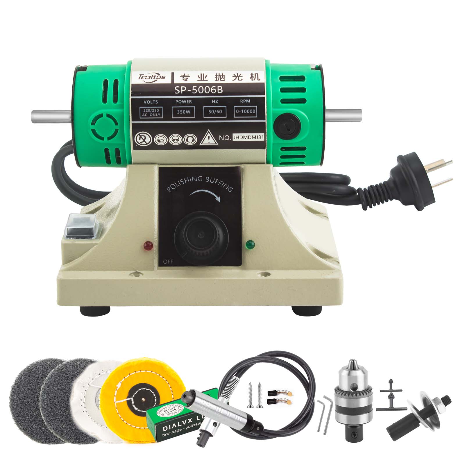 เครื่องขัดเงาเครื่องประดับ เคร - Bench Buffer Jewelry Polishing Machine บทวิจารณ์และราคา