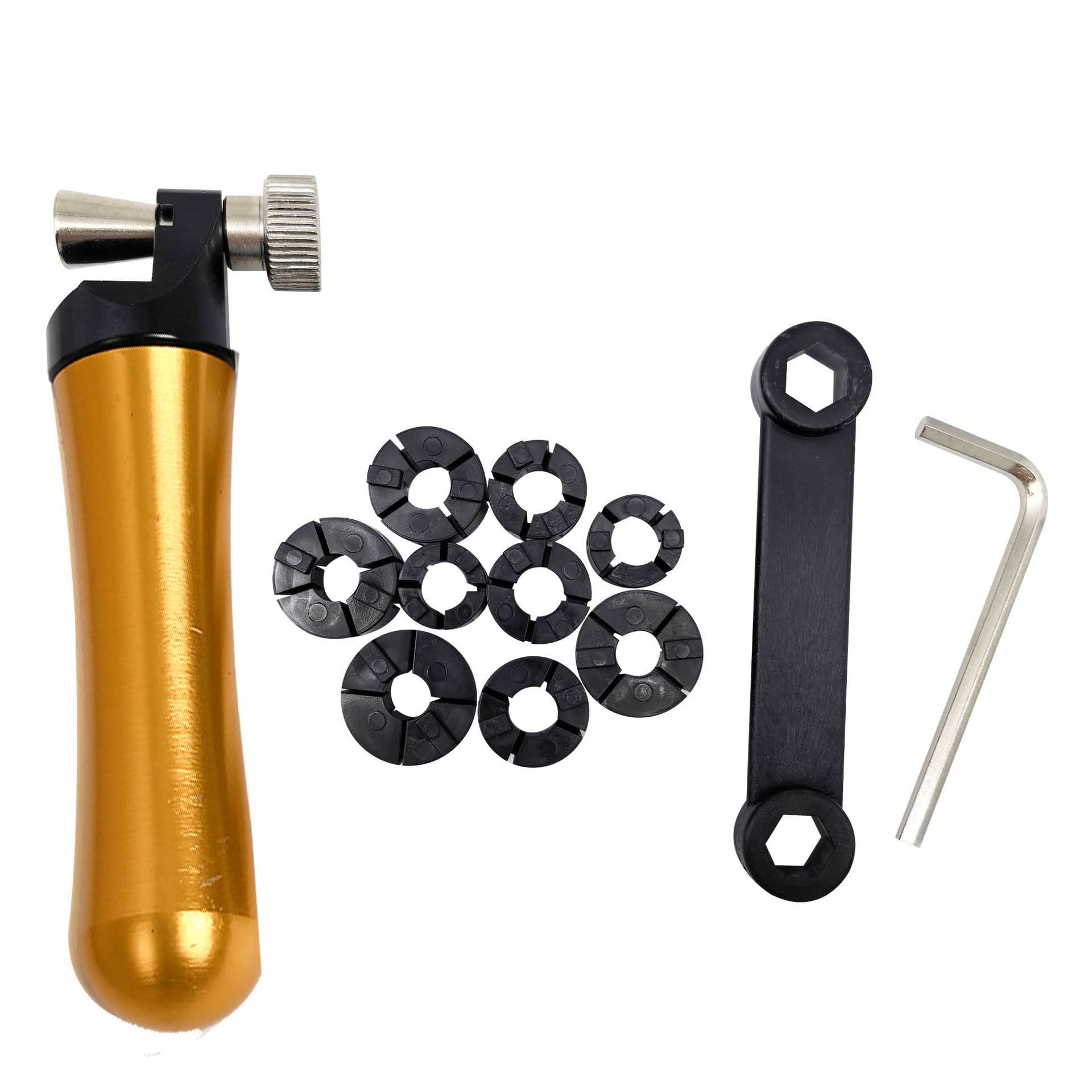 แคลมป์ยึดแหวนพร้อมด้ามจับทองเห - Ring Clamp Wood Jewelry Setting Tool บทวิจารณ์และราคา