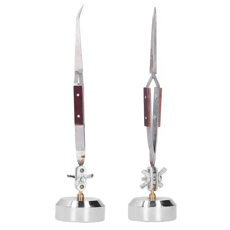 แคลมป์ยึดสำหรับงานบัดกรี อุปกร - Third Hand Soldering Tweezers Base บทวิจารณ์และราคา