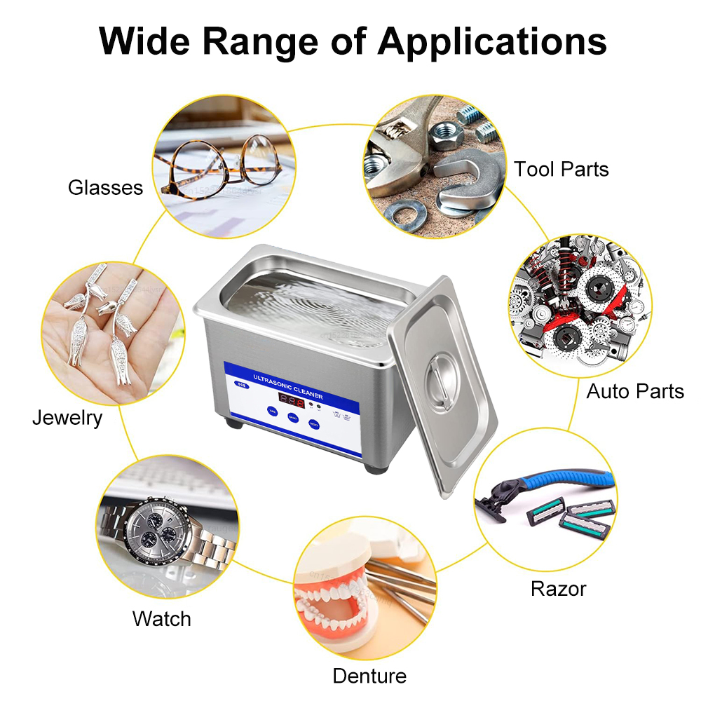 เครื่องทำความสะอาดแว่นตาอัลตร้ - Ultrasonic Cleaner Machine Glasses Denture บทวิจารณ์และราคา