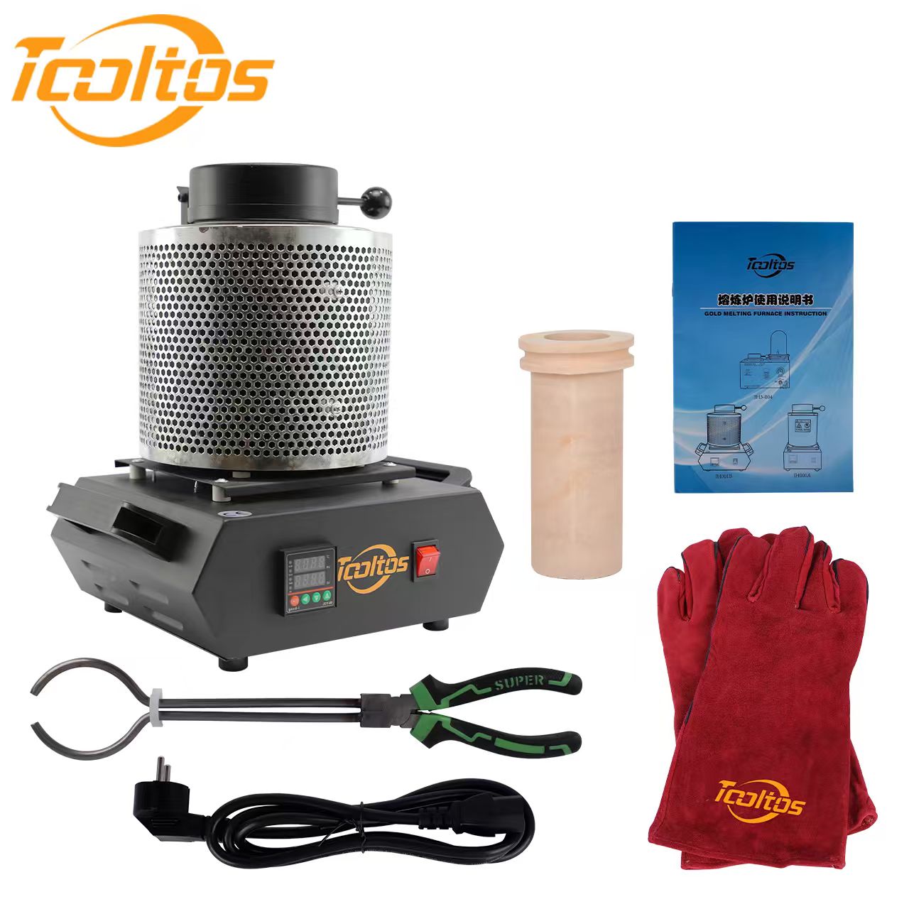 เตาหลอมทองคำ TOOLTOS รุ่น 1150 - Gold Melting Furnace Crucible 2Kg บทวิจารณ์และราคา