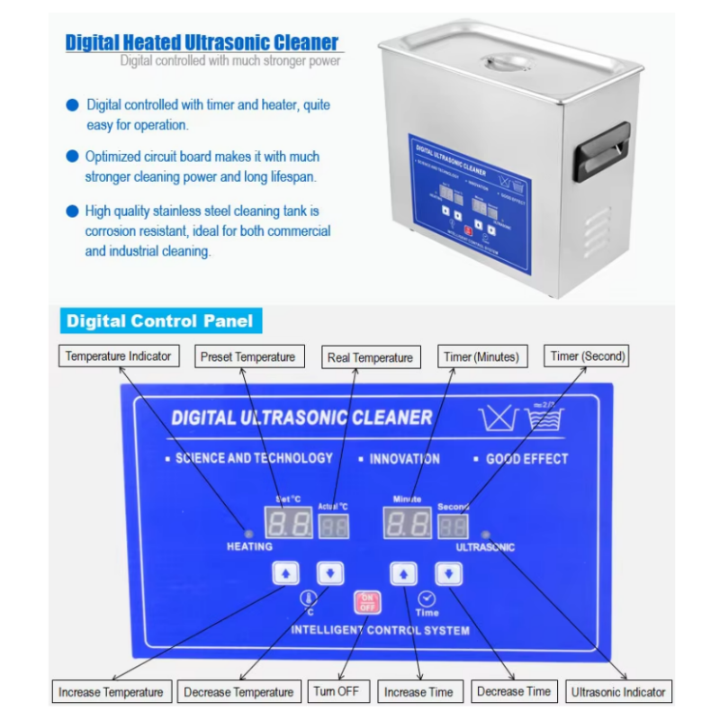 2L/3.2L/4.5L Digital Ultrasoni - Ultrasonic Jewelry Cleaner Digital Timer บทวิจารณ์และราคา
