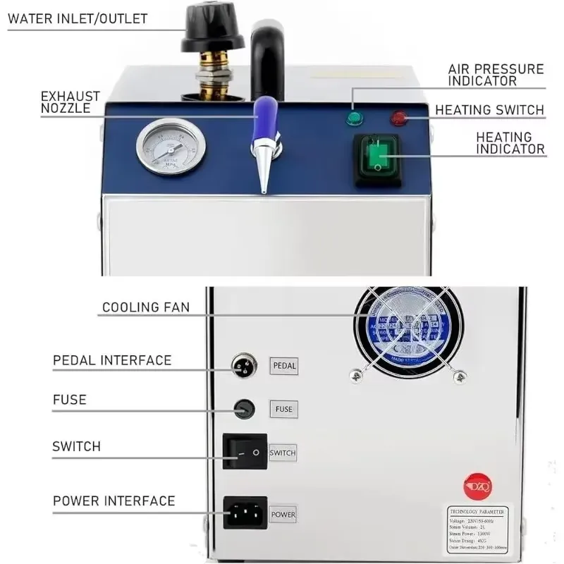 เครื่องทำความสะอาดเครื่องประดั - Jewelry Steam Cleaner Professional 2L บทวิจารณ์และราคา