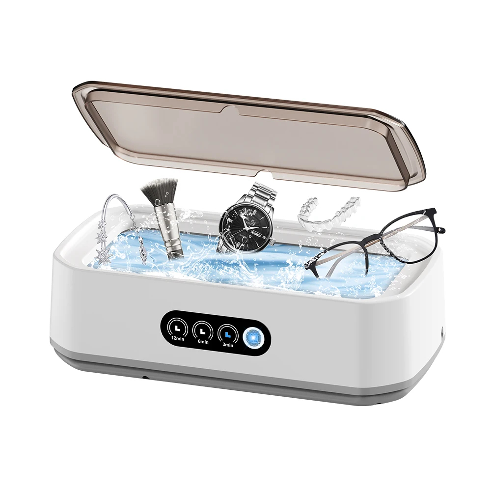 เครื่องทำความสะอาดด้วยคลื่นเสี - Ultrasonic Cleaner Machine Glasses Denture บทวิจารณ์และราคา