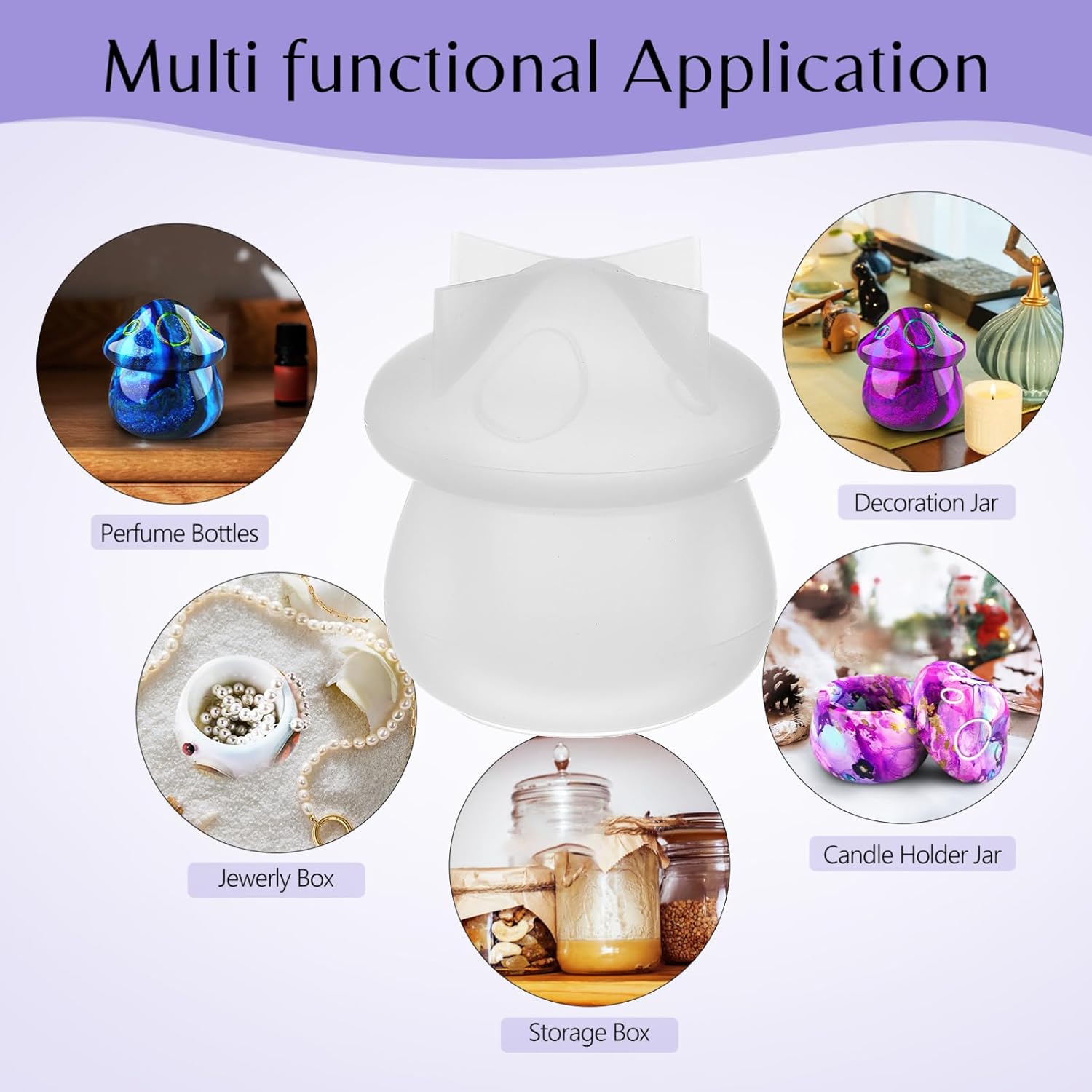 แม่พิมพ์เรซิ่นรูปเห็ด แม่พิมพ์ - Casting Mold Jewelry Silicone Rubber บทวิจารณ์และราคา
