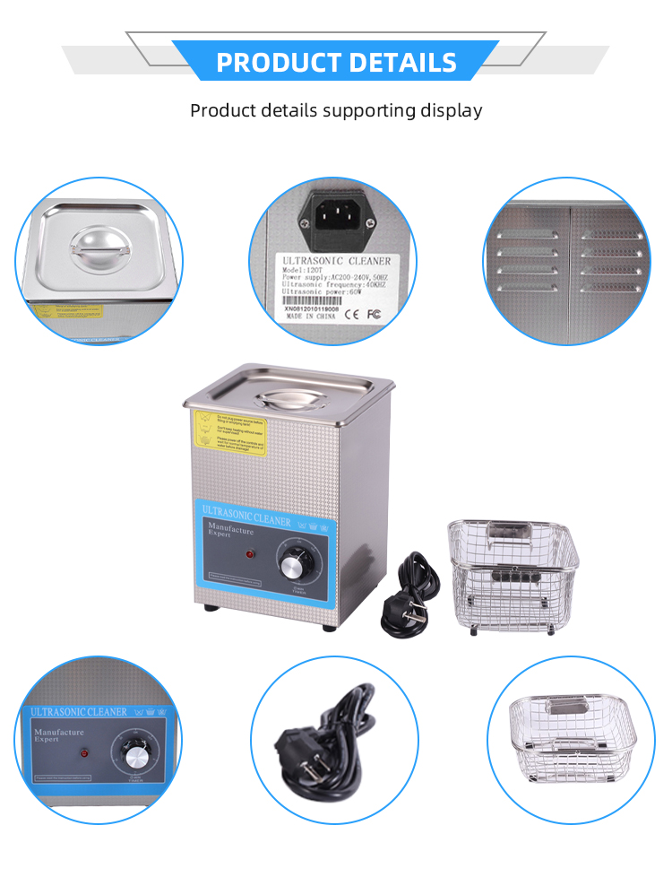 เครื่องทำความสะอาดอัลตราโซนิกอ - Ultrasonic Cleaner Machine Glasses Denture บทวิจารณ์และราคา
