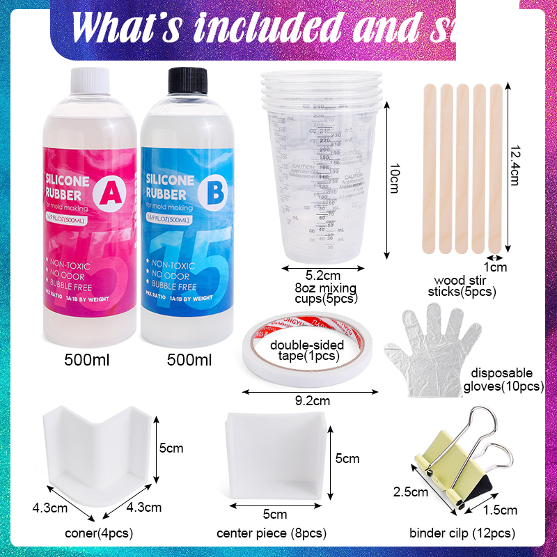 ชุดทดลองทำแม่พิมพ์ซิลิโคน ยางซ - Casting Mold Jewelry Silicone Rubber บทวิจารณ์และราคา