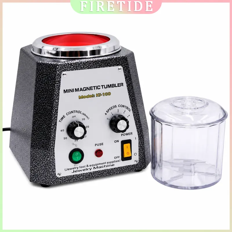 เครื่องขัดเงาแบบหมุนด้วยแม่เหล - Jewelry Magnetic Tumbler Polisher Pin บทวิจารณ์และราคา