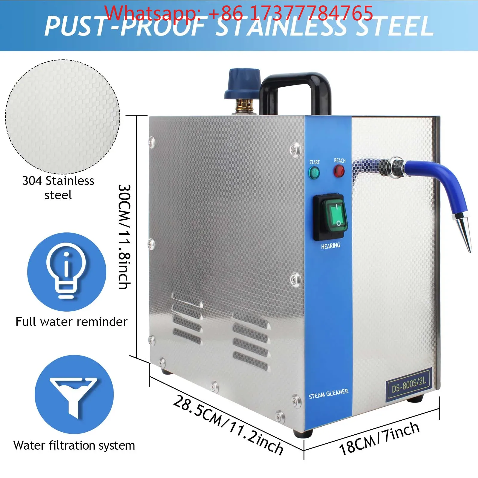 เครื่องทำความสะอาดเครื่องประดั - Jewelry Steam Cleaner Professional 2L บทวิจารณ์และราคา