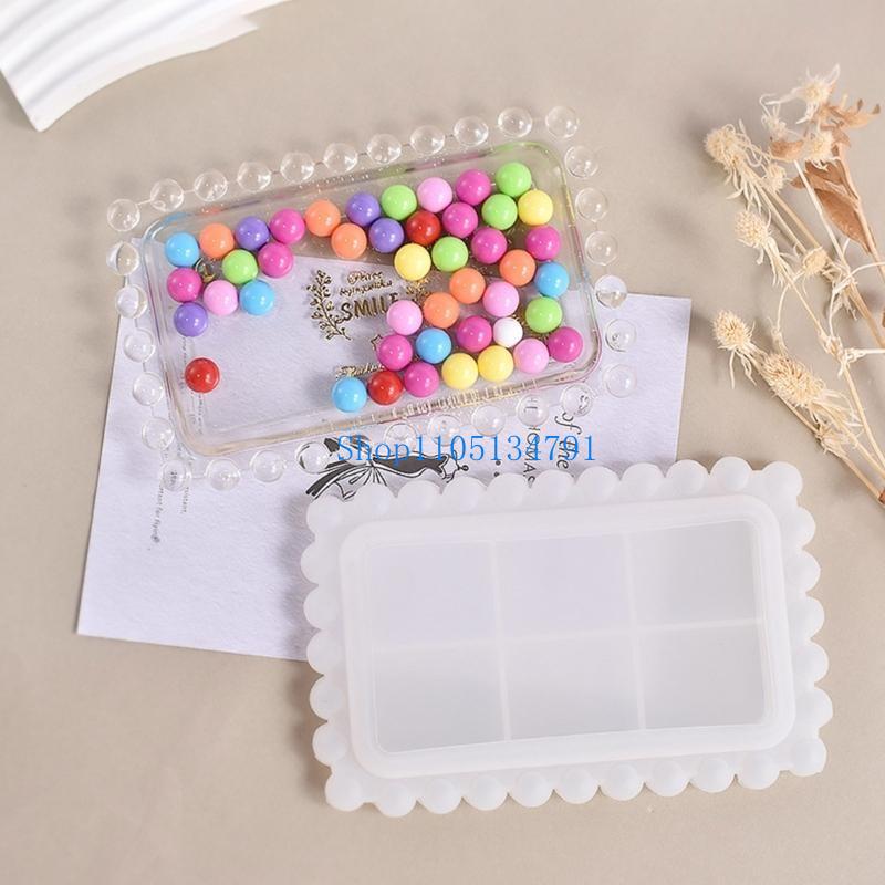 98km รอบถาดลูกปัดอีพ็อกซี่เรซิ - Casting Mold Jewelry Silicone Rubber บทวิจารณ์และราคา