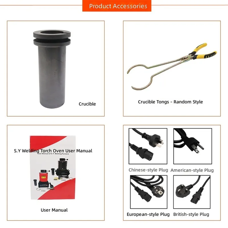 สำหรับเตาหลอมโลหะแบบพกพา 2 กก. - Gold Melting Furnace Crucible 2Kg บทวิจารณ์และราคา