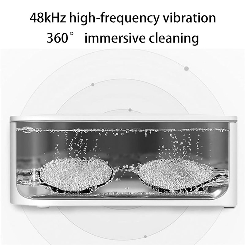 A84G- เครื่องทำความสะอาดฟันปลอ - Ultrasonic Cleaner Machine Glasses Denture บทวิจารณ์และราคา