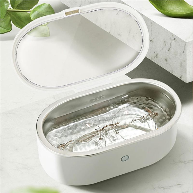 A84G- เครื่องทำความสะอาดฟันปลอ - Ultrasonic Cleaner Machine Glasses Denture บทวิจารณ์และราคา