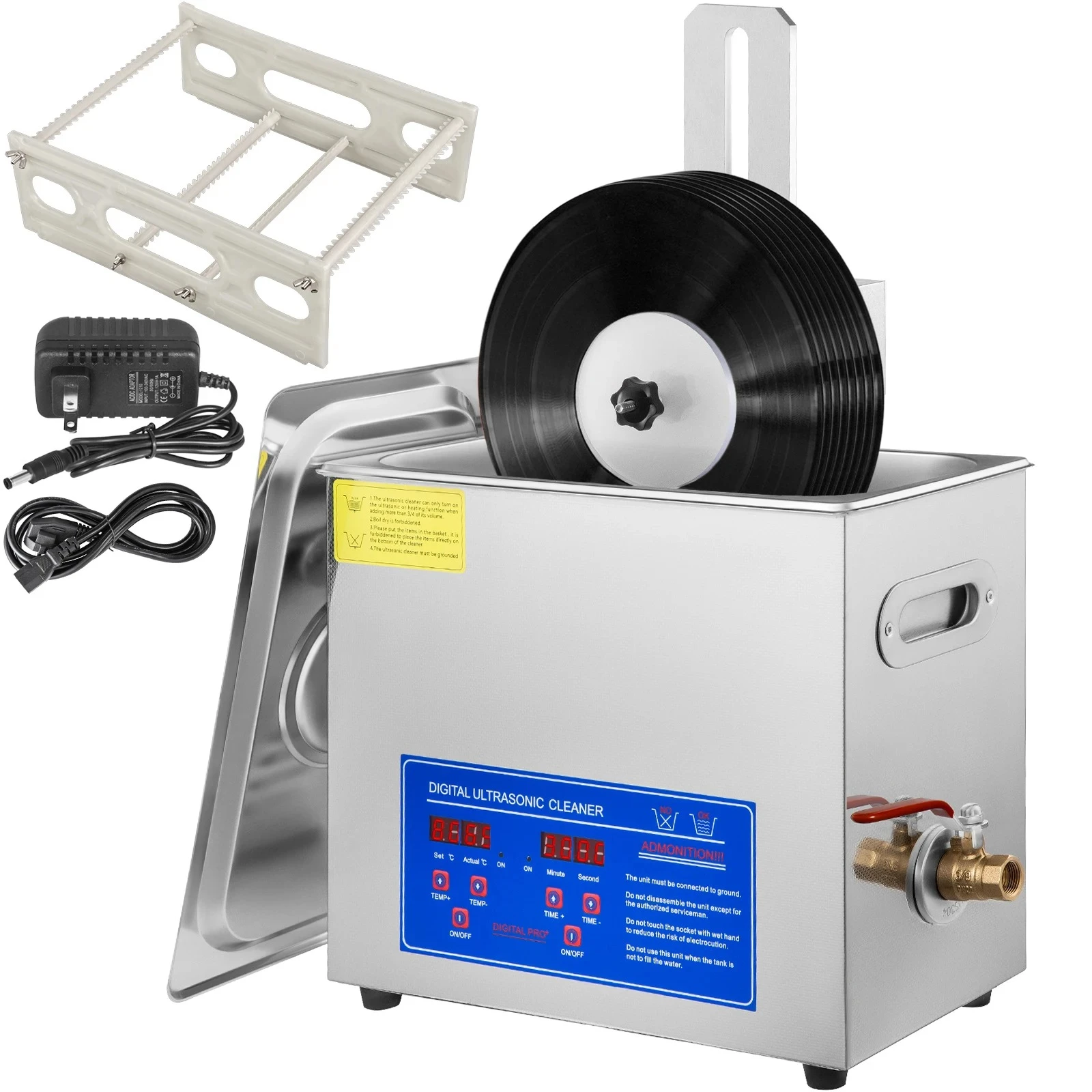 เครื่องซักผ้าแบบพกพา | SIHAO เ - Ultrasonic Jewelry Cleaner Digital Timer บทวิจารณ์และราคา