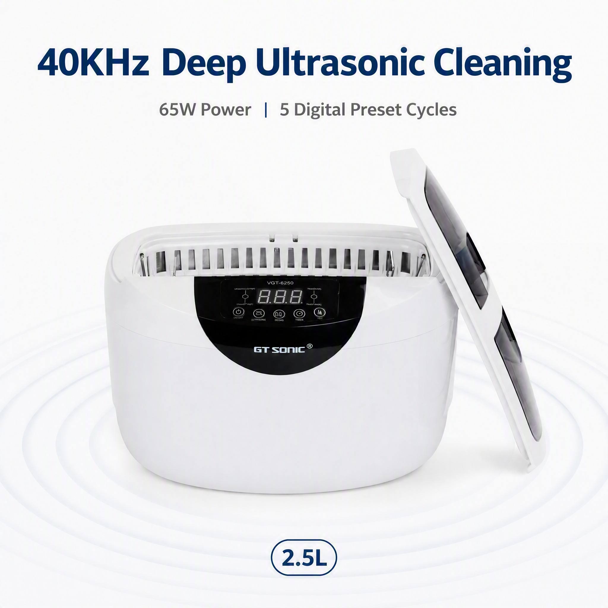 เครื่องทำความสะอาดด้วยคลื่นเสี - Ultrasonic Jewelry Cleaner Digital Timer บทวิจารณ์และราคา